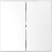 Лицевая панель Schneider Electric Merten D-Life для 2-кл. выключателя белый лотос картинка